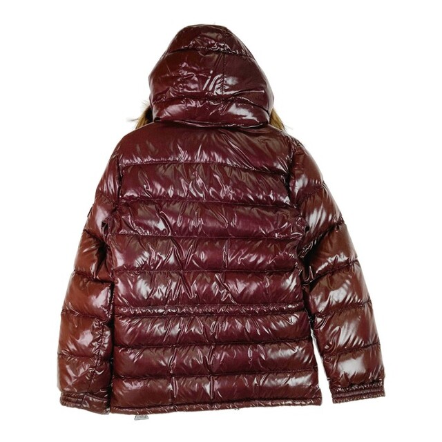 MONCLER(モンクレール)の★モンクレール  ロッド ファー ダウンジャケット ワイン size0 メンズのジャケット/アウター(ダウンジャケット)の商品写真