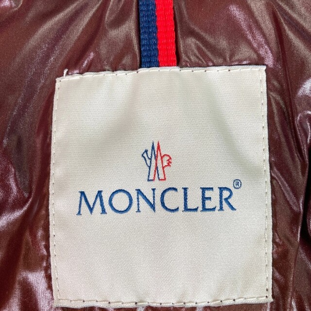 MONCLER(モンクレール)の★モンクレール  ロッド ファー ダウンジャケット ワイン size0 メンズのジャケット/アウター(ダウンジャケット)の商品写真