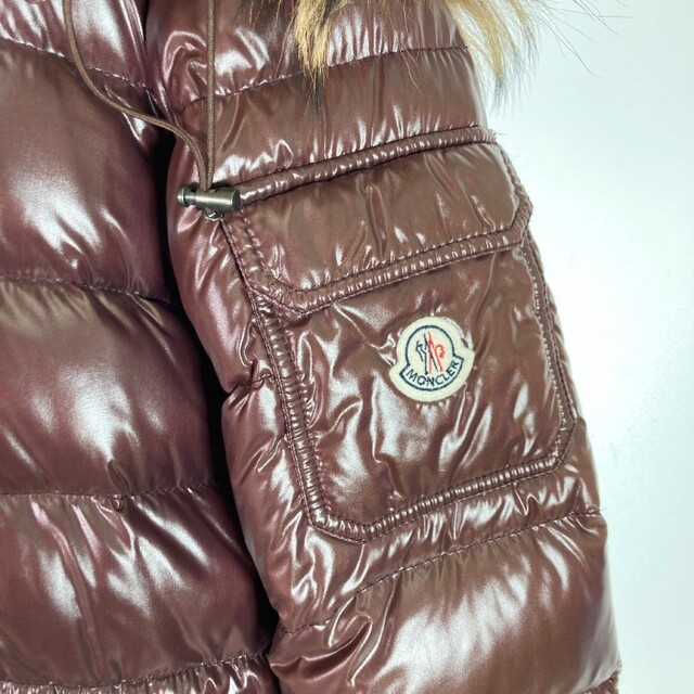 MONCLER(モンクレール)の★モンクレール  ロッド ファー ダウンジャケット ワイン size0 メンズのジャケット/アウター(ダウンジャケット)の商品写真