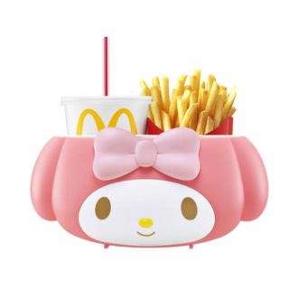 サンリオ(サンリオ)のマクドナルド♡ドリンク&ポテトホルダー♡マイメロ(車内アクセサリ)