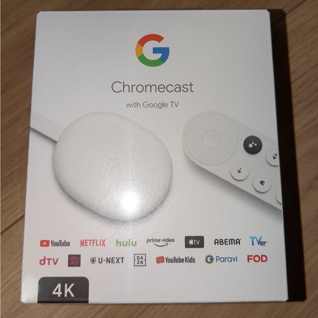 Google(グーグル)の [4Kモデル] Chromecast with Google TV スマホ/家電/カメラのテレビ/映像機器(その他)の商品写真