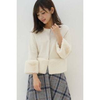 プロポーションボディドレッシング(PROPORTION BODY DRESSING)の【美品】プロポーションボディドレッシング ファーコンビアウターブルゾン(ブルゾン)