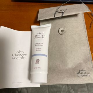 ジョンマスターオーガニック(John Masters Organics)の【値下げ】歯磨き粉　ホワイトニング【jhon masters organics】(歯磨き粉)