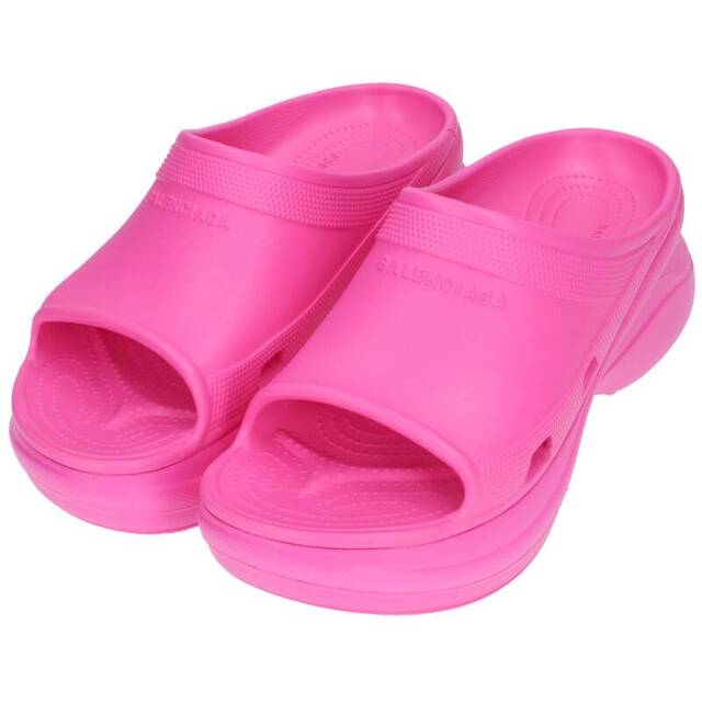 バレンシアガ ×クロックス crocs 22AW POOL CROCS SLIDE RUB 677389