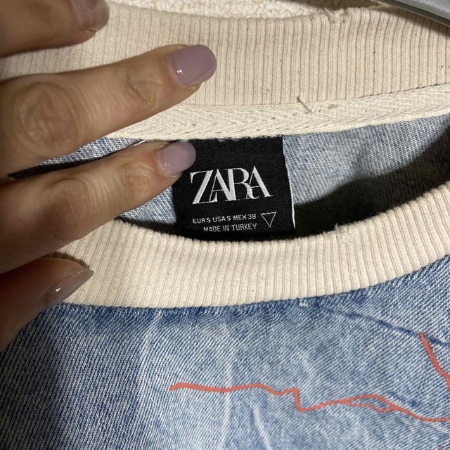 ZARA(ザラ)のZARA デニムトップス メンズのトップス(スウェット)の商品写真