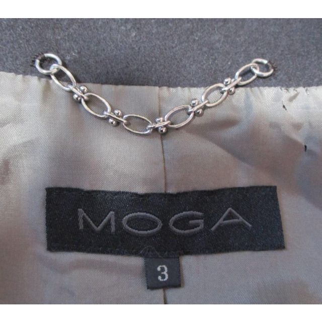 MOGA(モガ)の【モガ/MOGA】ハーフコート　ショートコート　ブラウン　ジャケット レディースのジャケット/アウター(その他)の商品写真