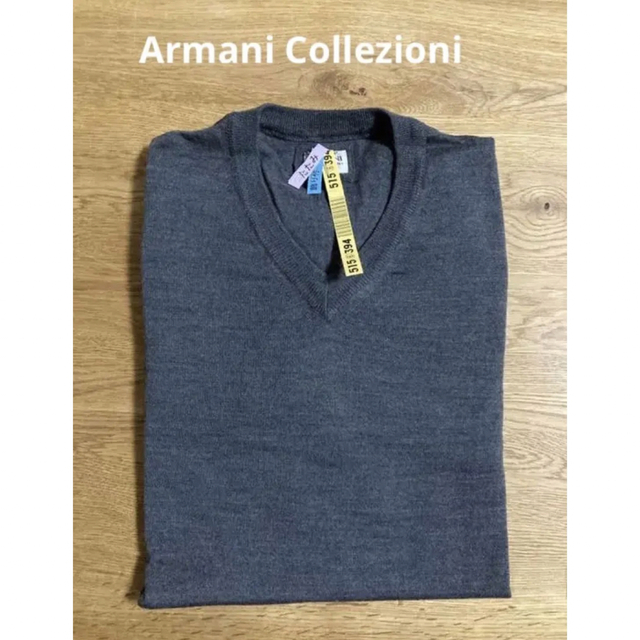 ARMANI COLLEZIONI(アルマーニ コレツィオーニ)のArmani Collezioni  Vネック　セーター　 メンズのトップス(ニット/セーター)の商品写真