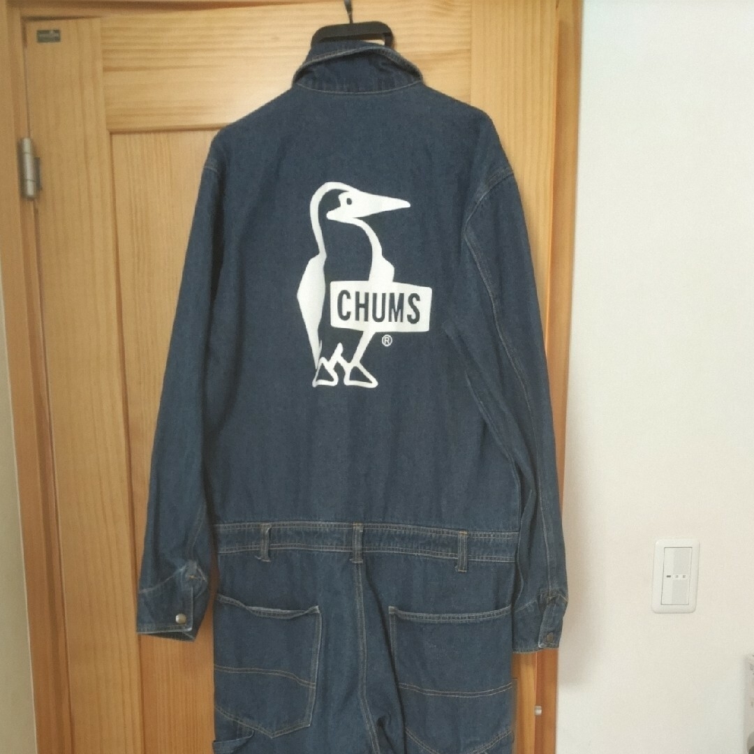 CHUMS チャムス ネイビー つなぎ L メンズ希少