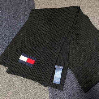 トミーヒルフィガー(TOMMY HILFIGER)の美品 TOMMY HILFIGER トミーヒルフィガー マフラー 大判 濃紺(マフラー)