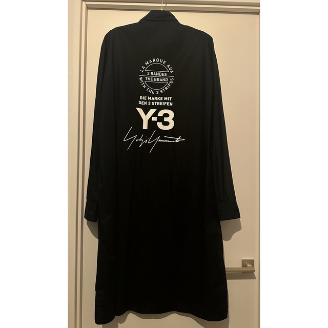 Y-3 Yohji Yamamoto スタッフシャツ ロングシャツ M | フリマアプリ ラクマ