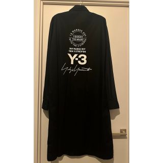 ヨウジヤマモト(Yohji Yamamoto)のY-3 Yohji Yamamoto スタッフシャツ ロングシャツ M(Tシャツ/カットソー(七分/長袖))