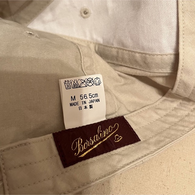 Borsalino(ボルサリーノ)のボルサリーノ　キャップ　ライトベージュ メンズの帽子(キャップ)の商品写真