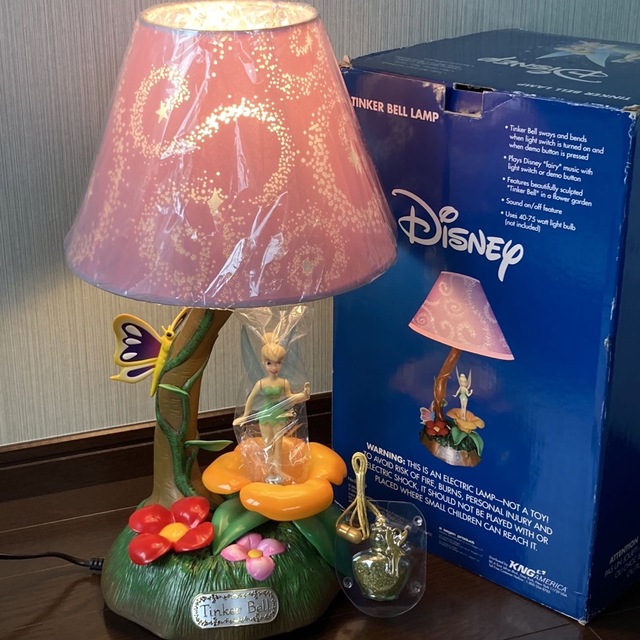Disney ライト&小瓶型ペンダント 新品 ティンカーベル/照明/ランプ