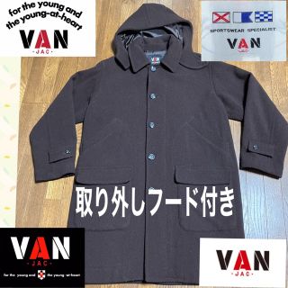 ヴァンヂャケット(VAN Jacket)のVAN JACKET INC 取り外しフード付き　ダイヤゴナル　ショートコート(ダッフルコート)