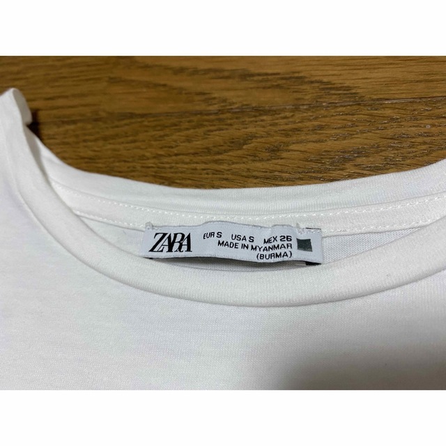 ZARA(ザラ)のZARA 半袖レースTシャツ レディースのトップス(Tシャツ(半袖/袖なし))の商品写真