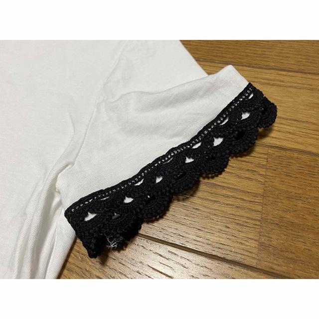 ZARA(ザラ)のZARA 半袖レースTシャツ レディースのトップス(Tシャツ(半袖/袖なし))の商品写真