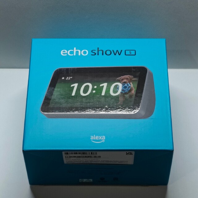 ECHO(エコー)の新品Amazon Echo Show 5 チャコール スマホ/家電/カメラのオーディオ機器(スピーカー)の商品写真