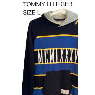 トミー(TOMMY)のTOMMY HILFIGER トミーヒルフィガー デニム スウェット パーカーL(パーカー)