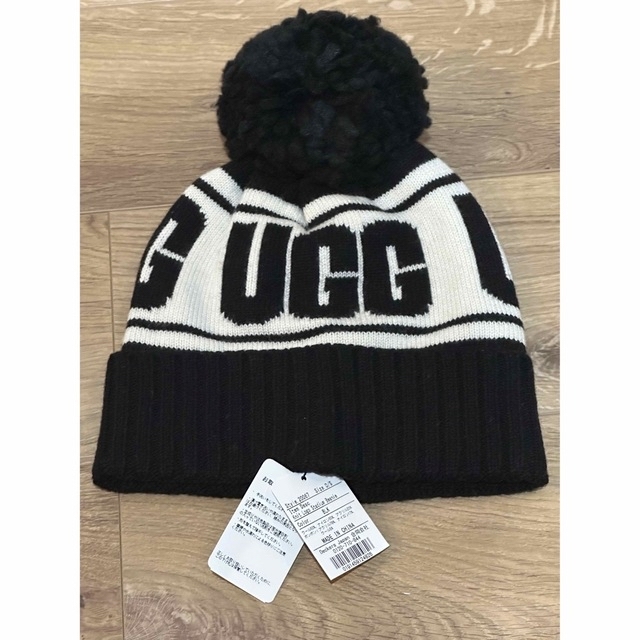 UGG アグ ニット帽 ブラック 黒