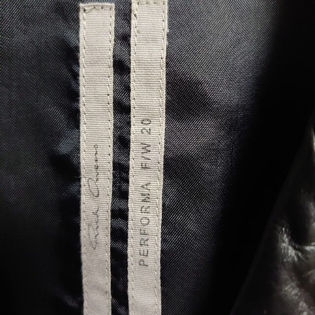 代引可】 - Owens Rick 新品 リックオウエンス ライダース レザー