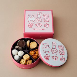 アフタヌーンティー(AfternoonTea)のアフタヌーンティープチサンクお菓子缶/福袋ニューイヤーズバッグ網中いづるイラスト(菓子/デザート)