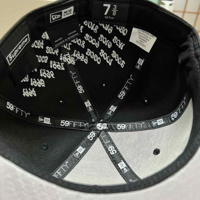 Supreme - supreme シュプリーム ニューエラ 58.7センチ 黒 Supreme - supreme シュプリーム ニューエラ 58.7センチ 黒