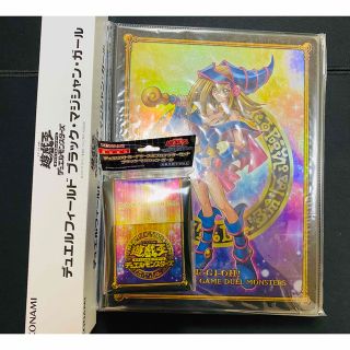 ユウギオウ(遊戯王)の遊戯王  ブラックマジシャンガール プレイマット　ファイル　スリーブ　セット(カードサプライ/アクセサリ)