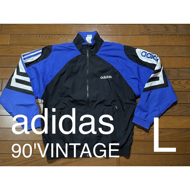 90' vintage adidas track jacket L アディダス