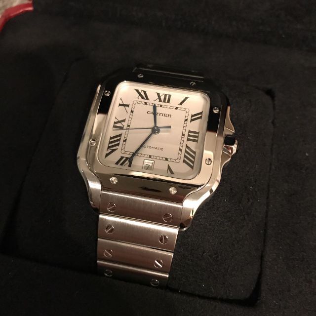 【おまけ付】 Cartier - Cartier santos LM WSSA0018 腕時計(アナログ)
