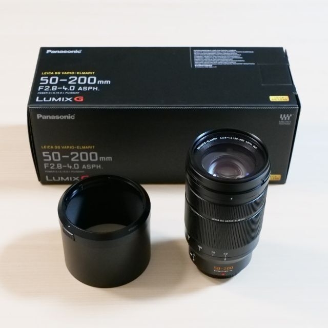 大勧め LEICA 美品 - Panasonic DG 50-200mm VARIO-ELMARIT レンズ