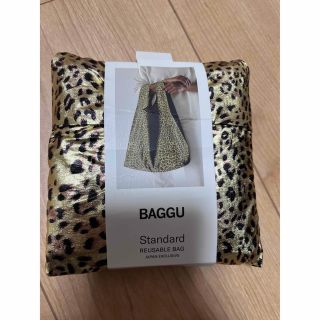 バグゥ(BAGGU)のBAGGU メタリック　レオパード　スタンダード(エコバッグ)