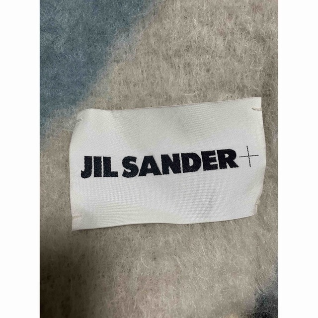 jil sander+ 21awカラーブロックマフラーウールモヘア