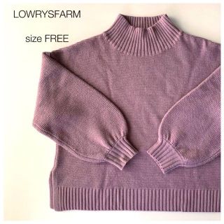 ローリーズファーム(LOWRYS FARM)のlowrys farm ピンクニット(ニット/セーター)