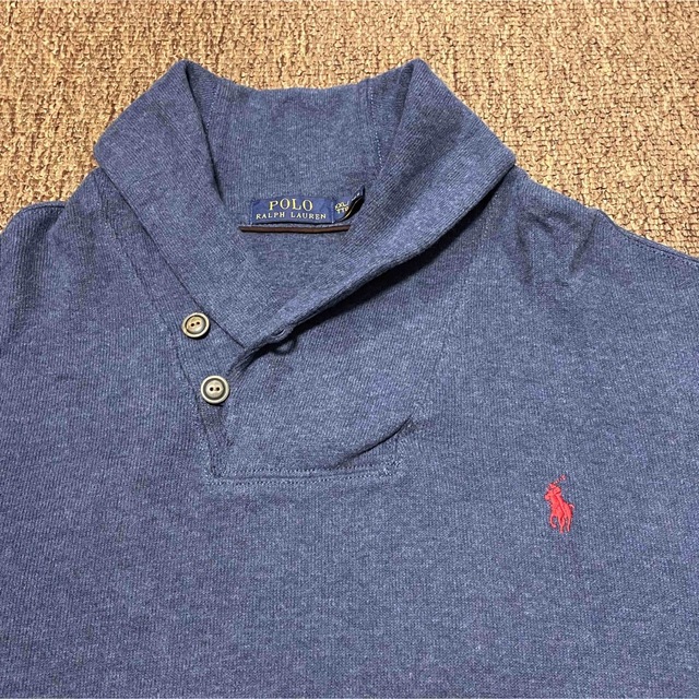 RRL POLO ラルフローレン　ショールカラー　スウェット　ピグメントダイ