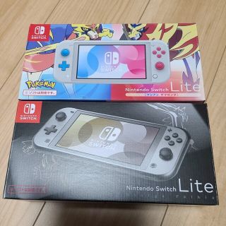 ニンテンドースイッチ(Nintendo Switch)の【新品/中古のセット】Nintendo Switch Lite　ポケモン限定版(携帯用ゲーム機本体)