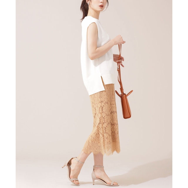 ナノ ユニバース レース スカート 美品