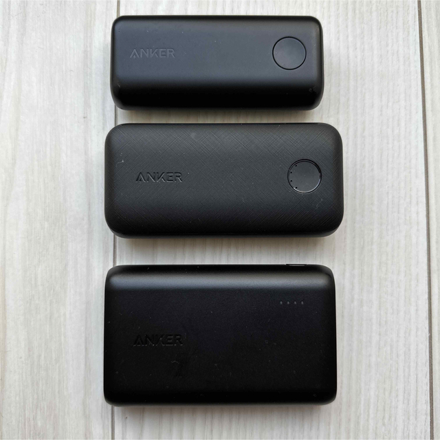 Anker(アンカー)の【3個セット】ANKER モバイルバッテリー  スマホ/家電/カメラのスマートフォン/携帯電話(バッテリー/充電器)の商品写真