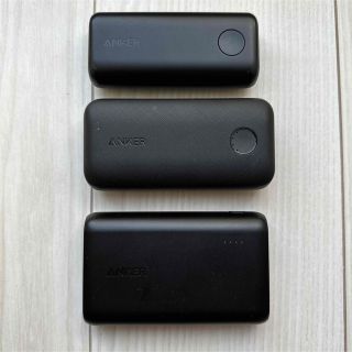 アンカー(Anker)の【3個セット】ANKER モバイルバッテリー (バッテリー/充電器)