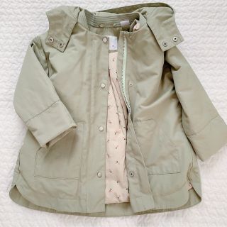 ザラキッズ(ZARA KIDS)のZARABABY ザラベビー　フード付きコート 3-4Y   104センチ (コート)