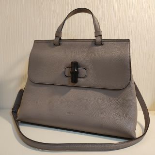 グッチ 2wayバッグ(グレー/灰色系)の通販 55点 | Gucciを買うならラクマ