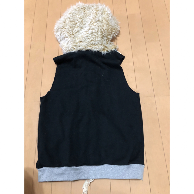 リメイクベスト（150㎝位）サイズ違い有り キッズ/ベビー/マタニティのキッズ服女の子用(90cm~)(ジャケット/上着)の商品写真