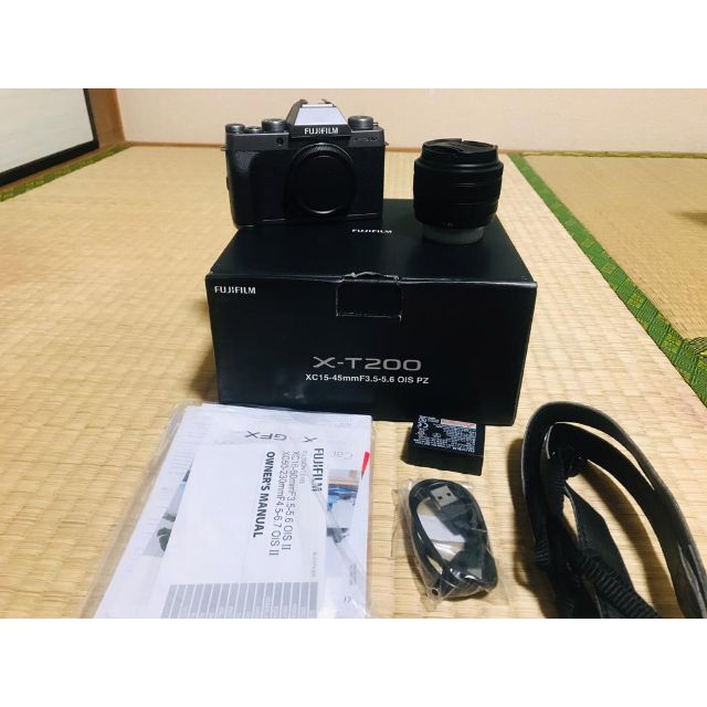 新品 未開封 フジフィルム X-T200 ダブルズームレンズスマホ/家電/カメラ