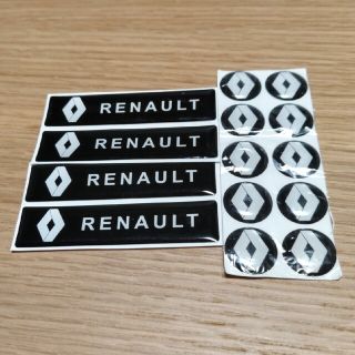 ルノー(RENAULT)のルノー　立体成型ステッカーセット(車内アクセサリ)