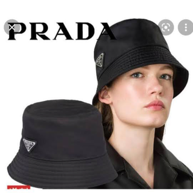 PRADA - 定価9万 PRADA プラダ ハット バケットハット プラダバケット 
