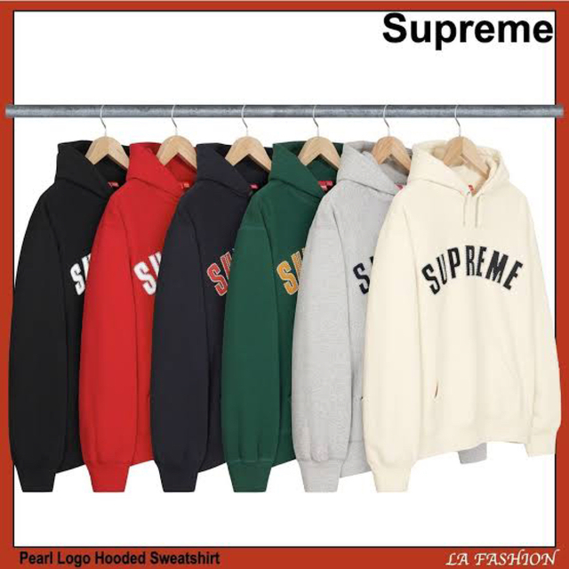 Supreme Pearl Logo Hooded Sweatshirt