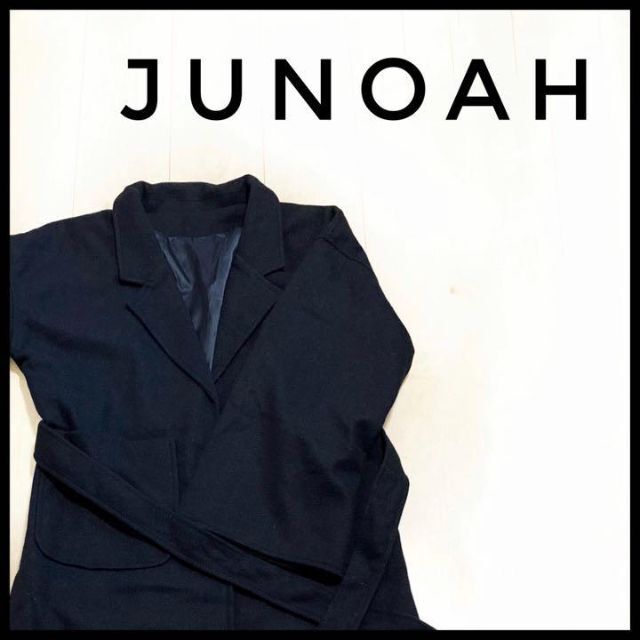 JUNOAH(ジュノア)の【最終値下げ！】ジュノア　JUNOAH ロングコート チェスターコート レディースのジャケット/アウター(ロングコート)の商品写真