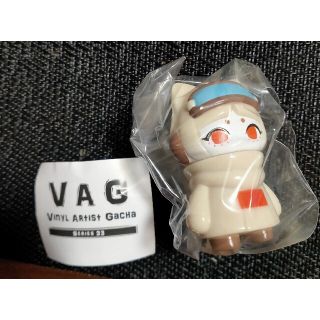 メディコムトイ(MEDICOM TOY)のデンシコネコ ベージュ VAG33 ガチャ(その他)