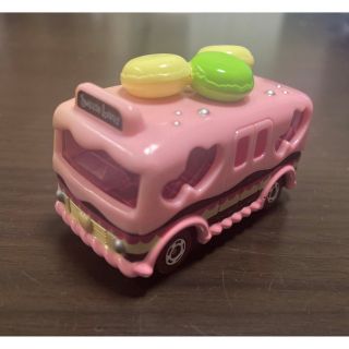 タカラトミー(Takara Tomy)の【非売品】TAKARATOMY トミカ　ミニカー　バス　ピンク　マカロン(ミニカー)