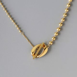 ロンハーマン(Ron Herman)のAsymmetry ball necklace gold No.804(ネックレス)