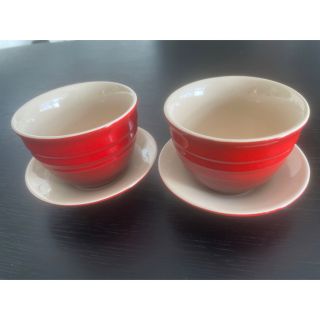 ルクルーゼ(LE CREUSET)のル・クルーゼ　ティーカップ　2客セット(食器)